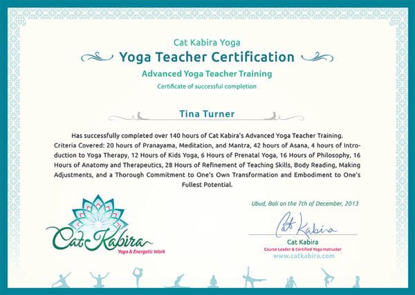 Certificate Design - Cat Kabira